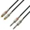 Cable 2 Plug RCA 3 Metros Adam Hall 3TPC0600