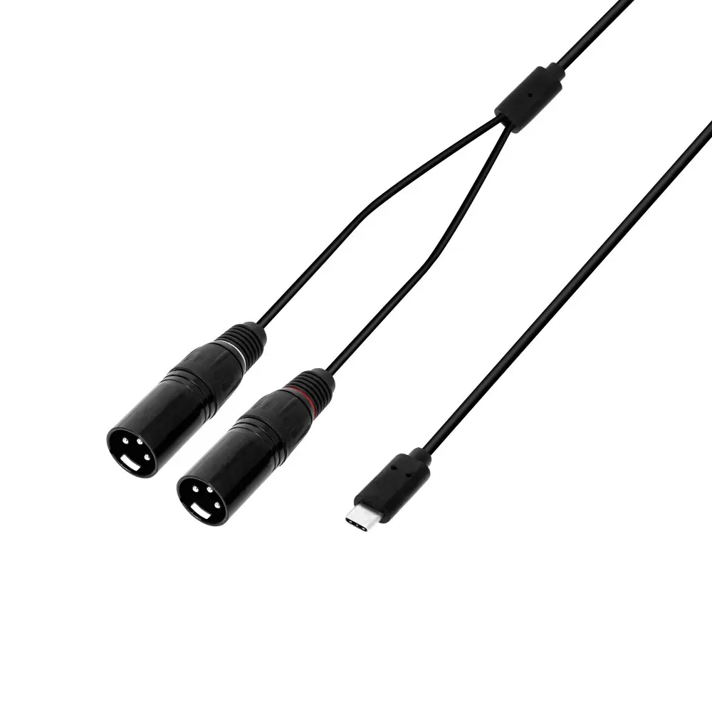 Cable USB C XLR 1,5 Metros Adam Hall 3YMMUSBC0150