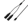 Cable USB C XLR 1,5 Metros Adam Hall 3YMMUSBC0150