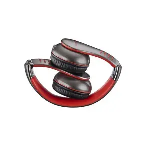 Auriculares Casio Circumaurales Plegable Diseñado por Vestax Rojo