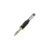 Plug Stereo Chapados en oro Adam Hall 4CJM3BLK