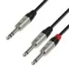 Cable 2 Plug a Jack 3 metros Fichas Rean Adam Hall 4YVPP0300