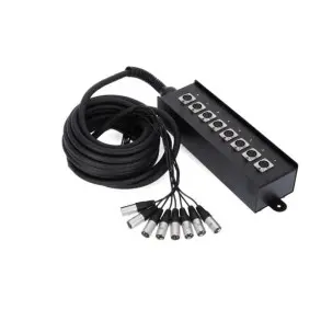 Patchera Envio 8 Auxiliares 10 Metros Adam Hall 8C10