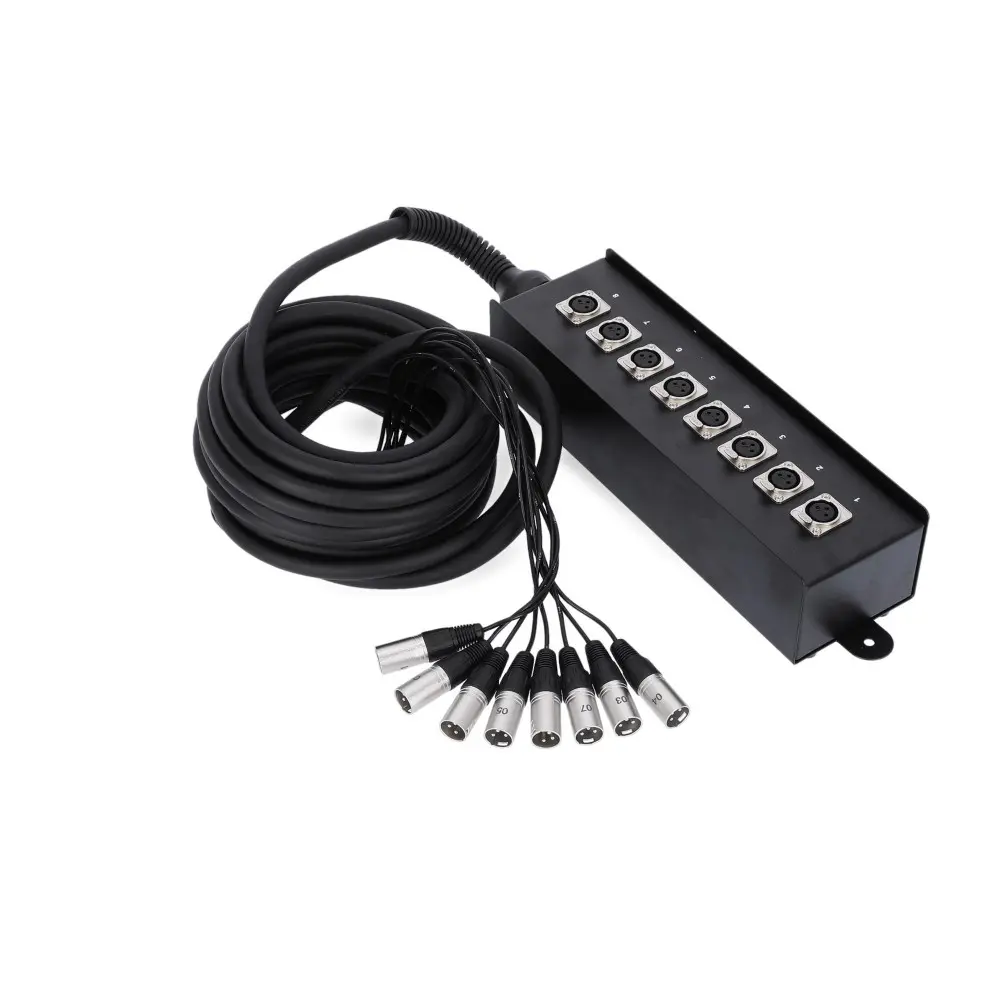 Patchera Envio 8 Auxiliares 10 Metros Adam Hall 8C10