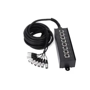 Patchera Envio 8 Auxiliares 10 Metros Adam Hall 8C10