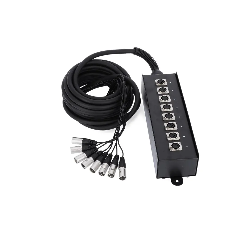 Patchera Envio 8 Auxiliares 10 Metros Adam Hall 8C10