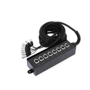 Patchera Envio 8 Auxiliares 10 Metros Adam Hall 8C10