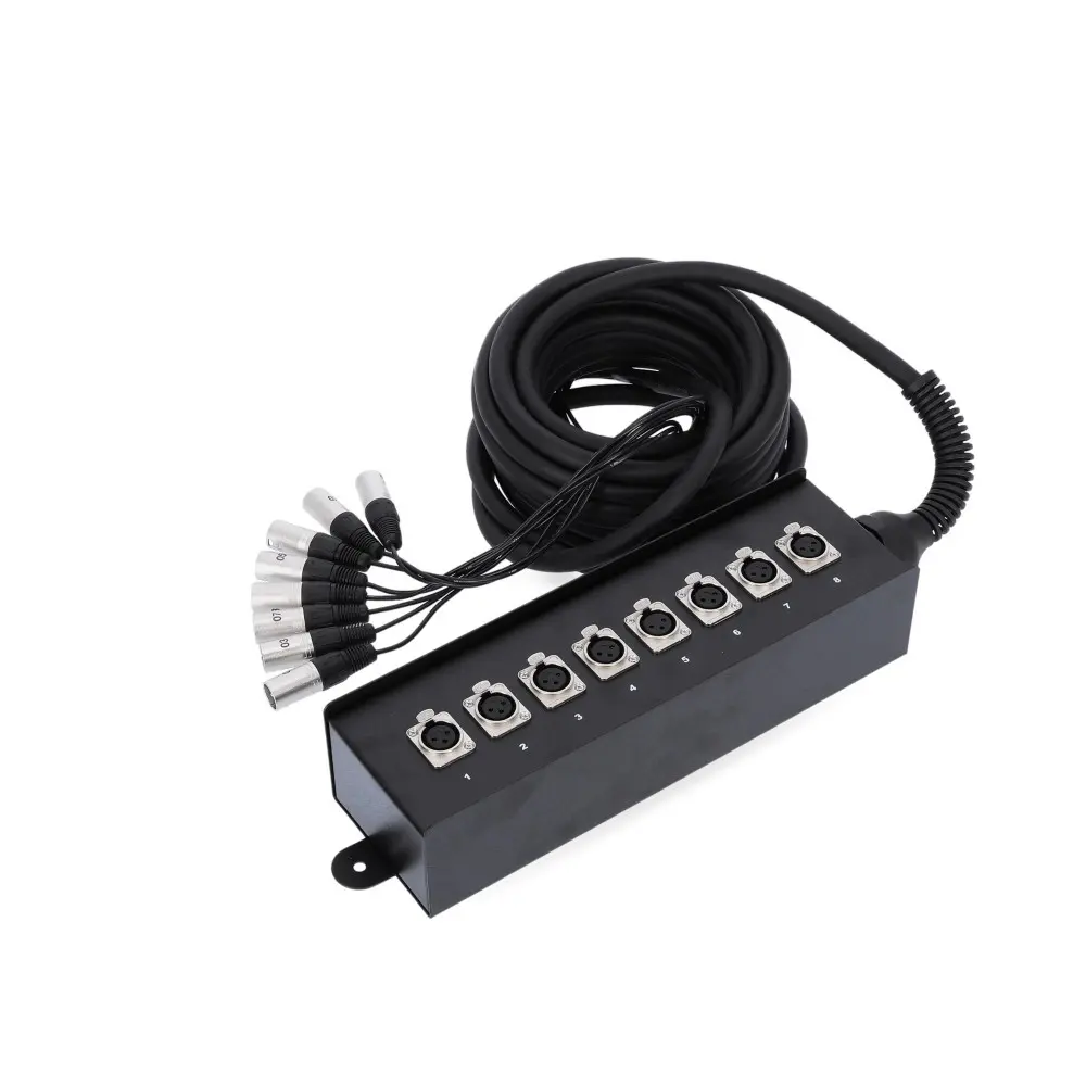 Patchera Envio 8 Auxiliares 10 Metros Adam Hall 8C10