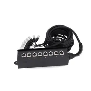 Patchera Envio 8 Auxiliares 10 Metros Adam Hall 8C10