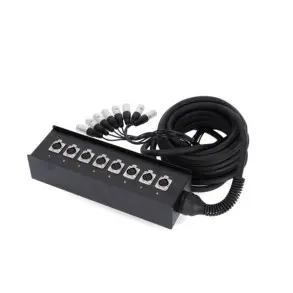 Patchera Envio 8 Auxiliares 10 Metros Adam Hall 8C10