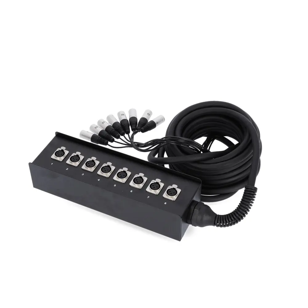 Patchera Envio 8 Auxiliares 10 Metros Adam Hall 8C10