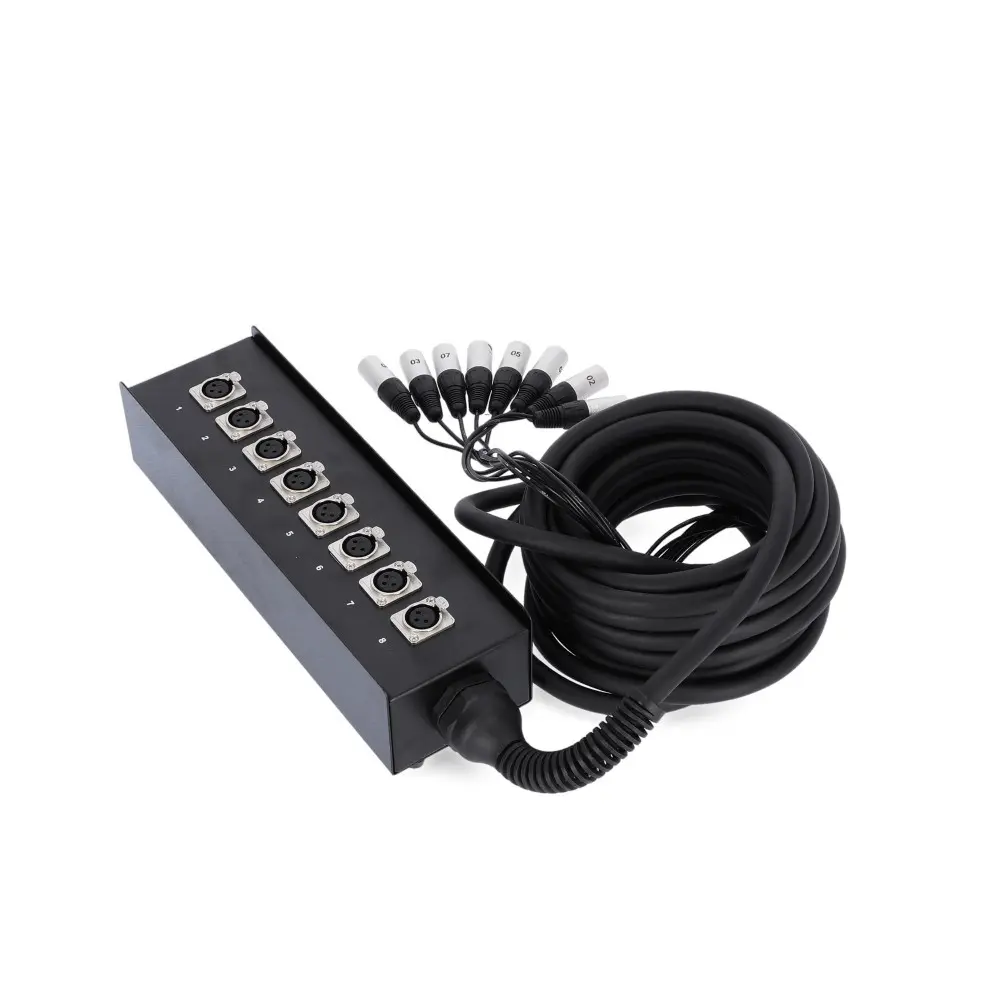 Patchera Envio 8 Auxiliares 10 Metros Adam Hall 8C10