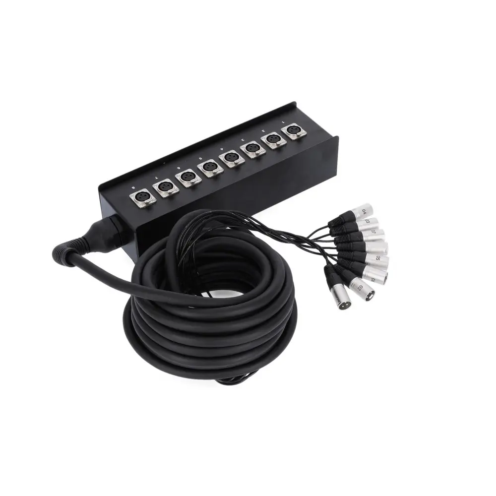 Patchera Envio 8 Auxiliares 10 Metros Adam Hall 8C10