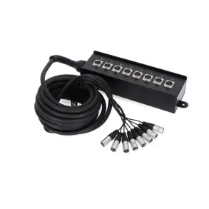 Patchera Envio 8 Auxiliares 10 Metros Adam Hall 8C10