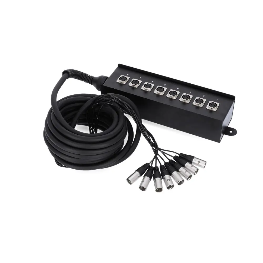 Patchera Envio 8 Auxiliares 10 Metros Adam Hall 8C10