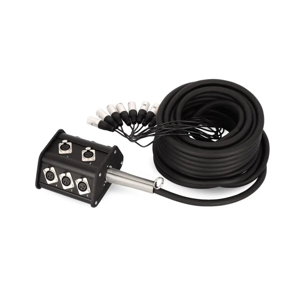 Patchera Envio 8 Auxiliares 15 Metros Adam Hall 8C15P