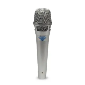Microfono Samson Vocal de mano Condenser SuperCardoide Conector XLR Estuche y pipeta incluidas CL5N Plateado