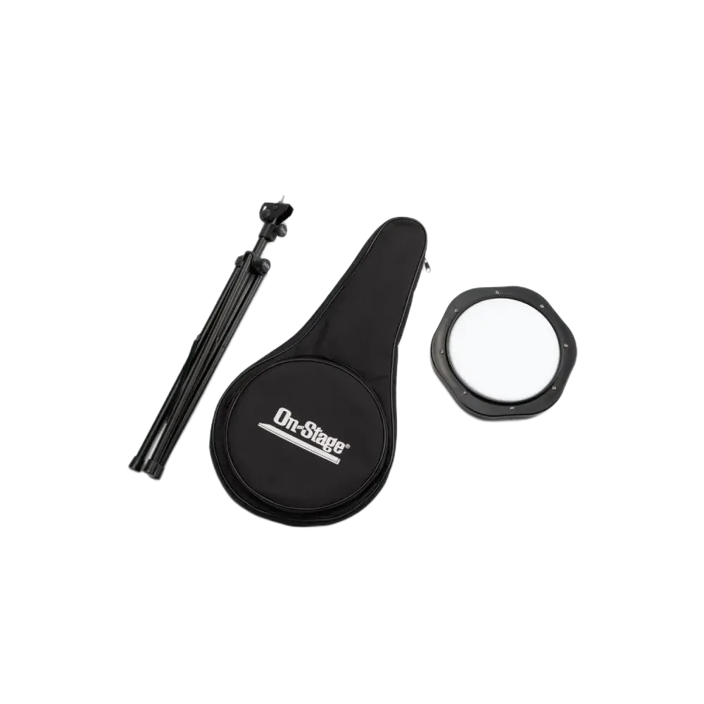 Pad de práctica 8" con soporte y funda On-Stage DFP5500