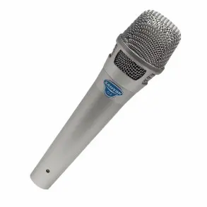 Microfono Samson Vocal de mano Condenser SuperCardoide Conector XLR Estuche y pipeta incluidas CL5N Plateado
