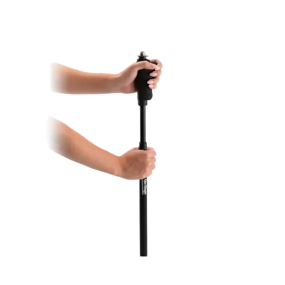 Soporte de microfono Recto con base redonda On Stage MS9510 con ajuste automatico