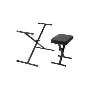 Kit de Soporte Teclado o piano y Taburete On Stage KPK6500 tipo tijera
