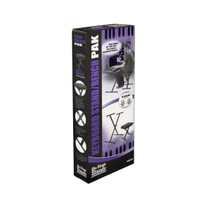 Kit de Soporte Teclado o piano y Taburete On Stage KPK6500 tipo tijera