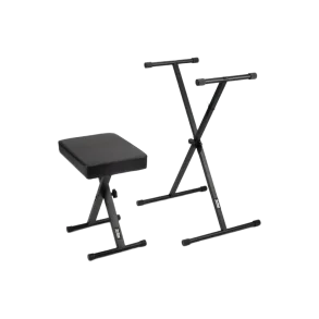 Kit de Soporte Teclado o piano y Taburete On Stage KPK6500 tipo tijera