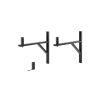 Soporte de pared para Parlantes o Bafles On Stage SS7914B (Par)