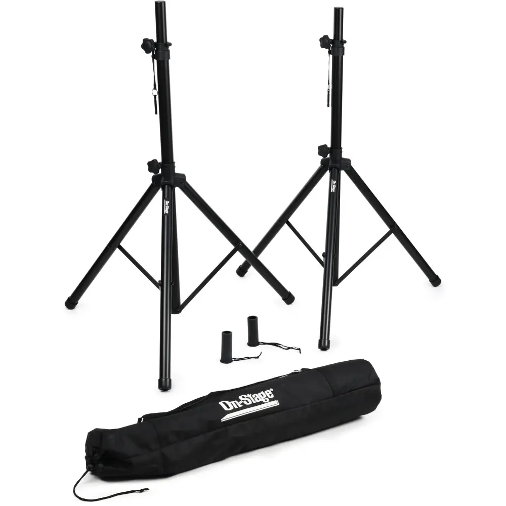 Soporte para Parlante de aluminio On Stage SSP7900 set con funda carga 55Kg