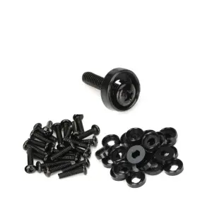 Paquete de 25 tornillos con arandelas para rack universal On Stage WSR7025