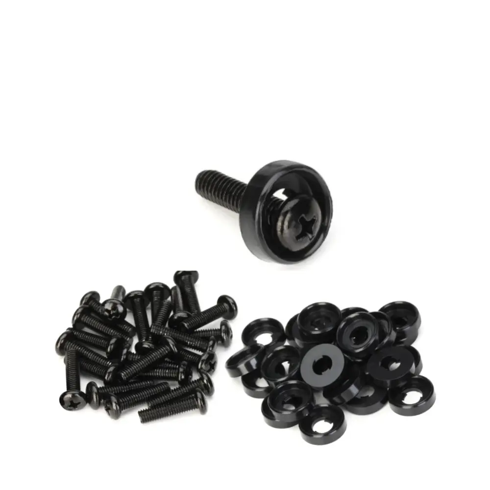 Paquete de 25 tornillos con arandelas para rack universal On Stage WSR7025