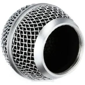 Rejilla Bocha Metalica para micrófono tipo SHURE SM58 Repuesto On Stage SP58