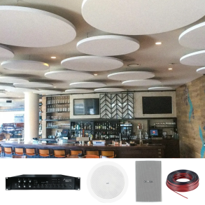 Sistema de Audio Restaurante Local Gastronomico Sonido Ambiental