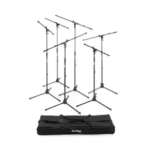 Pack de 6 Soporte de Microfono Tipo Boom con funda On Stage MS7701B