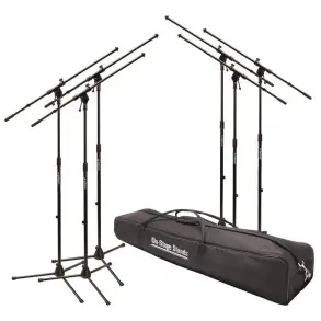 Pack de 6 Soporte de Microfono Tipo Boom con funda On Stage MS7701B