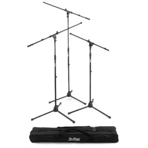 Pack de 3 Soporte de Microfono Tipo Boom con funda On-Stage MS7701B
