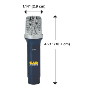 Micrófono Dinámico Compacto Cardioide para Tambor CAD D85