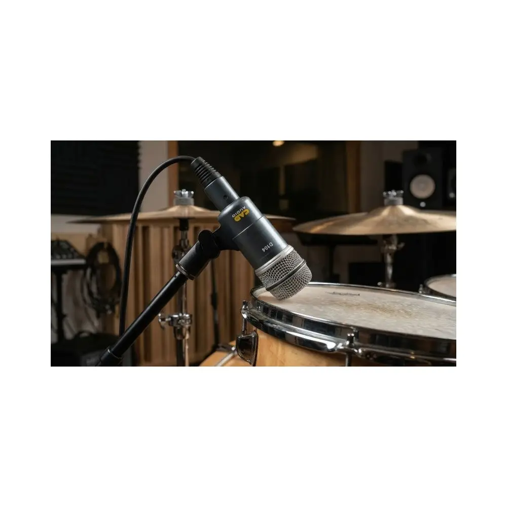 Micrófono Dinámico Supercardioide para toms de batería CAD D104