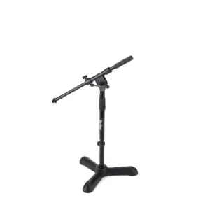 Soporte de Microfono Tipo Boom extra Corto On Stage MS7311B Base pesada