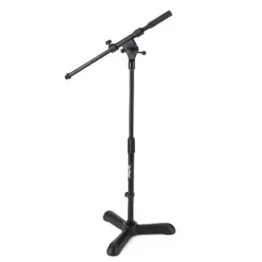 Soporte de Microfono Tipo Boom extra Corto On Stage MS7311B Base pesada