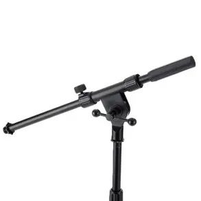 Soporte de Microfono Tipo Boom extra Corto On Stage MS7311B Base pesada