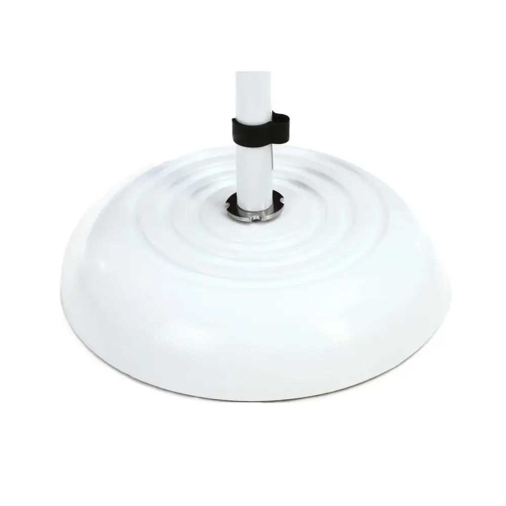 Soporte de Microfono recto con base redonda On Stage MS7201W-BB Blanco