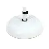 Soporte de Microfono recto con base redonda On Stage MS7201W-BB Blanco