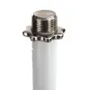 Soporte de Microfono recto con base redonda On Stage MS7201W-BB Blanco