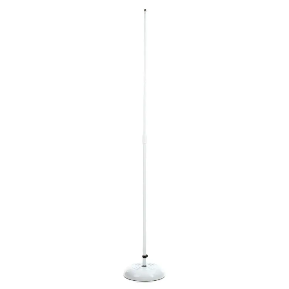 Soporte de Microfono recto con base redonda On Stage MS7201W-BB Blanco