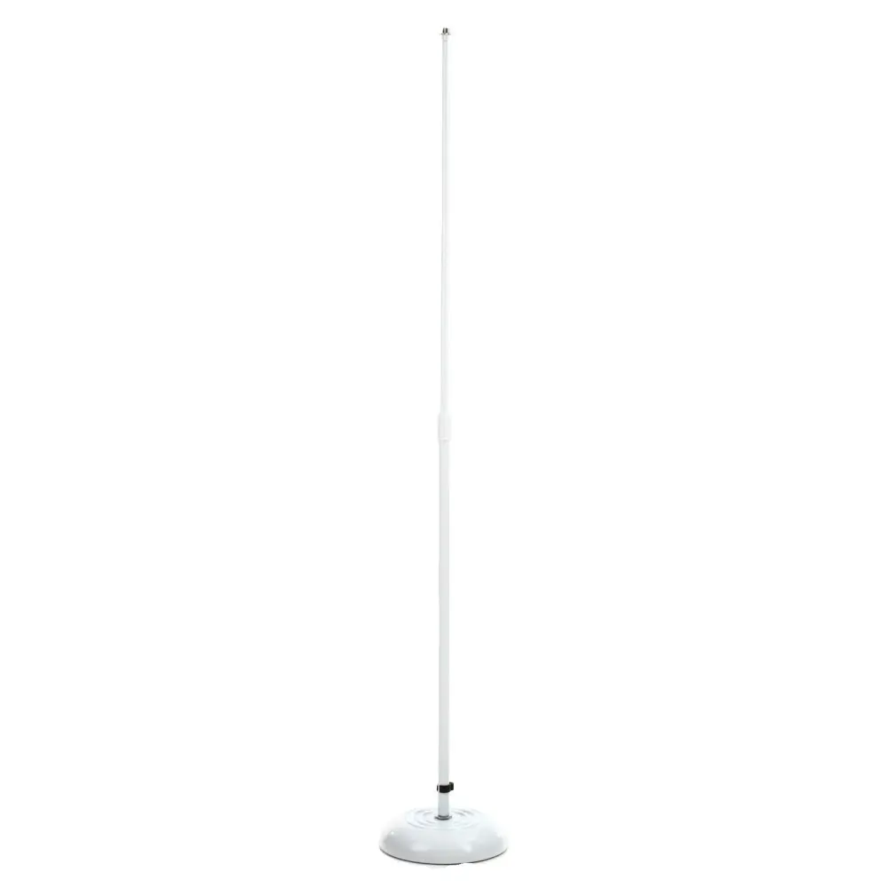Soporte de Microfono recto con base redonda On Stage MS7201W-BB Blanco