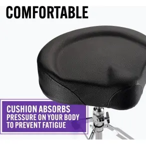 Banqueta de bateria con regulacion a Rosca On Stage MDT4 tipo Moto