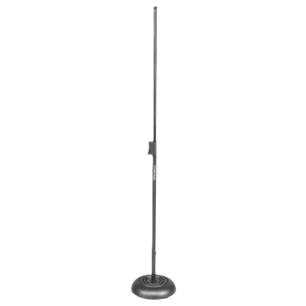 Soporte de Microfono recto con base redonda On Stage MS7201QRB Ajuste automatico