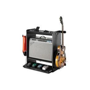 Estación de trabajo para guitarra o bajo amplificador y pedales ordenados On Stage GWS5000B