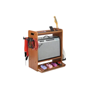 Estación de trabajo para guitarra o bajo amplificador y pedales ordenados On Stage GWS5000RB